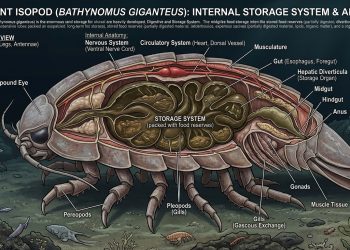 O segredo de sobrevivência dos isópodes gigantes do fundo do mar.