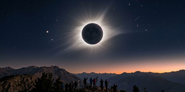 O eclipse solar total mais longo do século XXI e seus detalhes astronômicos.