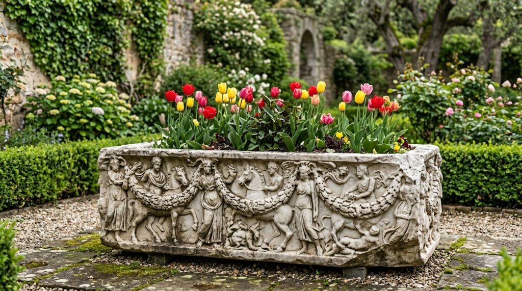 Uma relíquia romana de 1700 anos era usada como vaso de flores