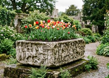 Uma relíquia romana de 1700 anos era usada como vaso de flores