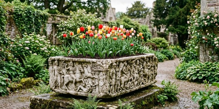 Uma relíquia romana de 1700 anos era usada como vaso de flores