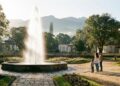Brasileiros sobem a Serra da Mantiqueira para ver de perto o único gêiser do país, que jorra água mineral até 8 metros de altura no meio de um parque histórico