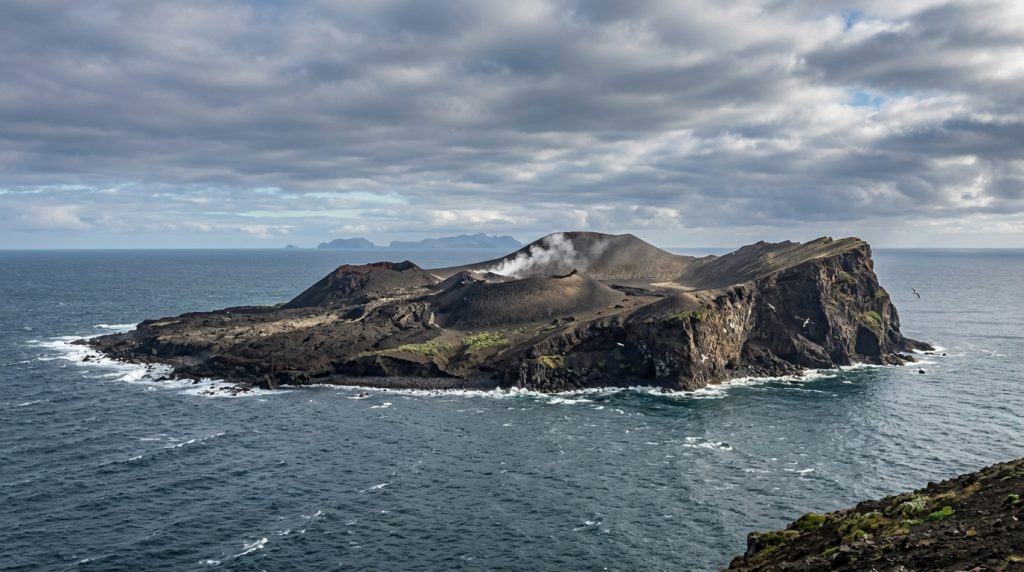 O nascimento da ilha vulcânica de Surtsey em 1963 e o seu isolamento imediato para servir como um laboratório natural de observação biológica sem a interferência humana.