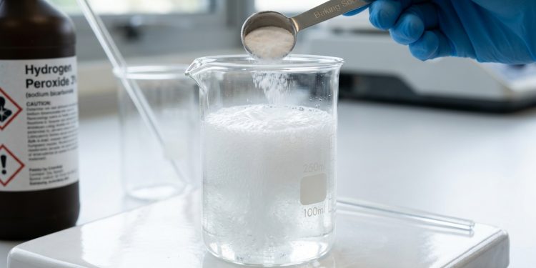 Os usos práticos e cuidados ao misturar bicarbonato de sódio e água oxigenada na limpeza e estética.