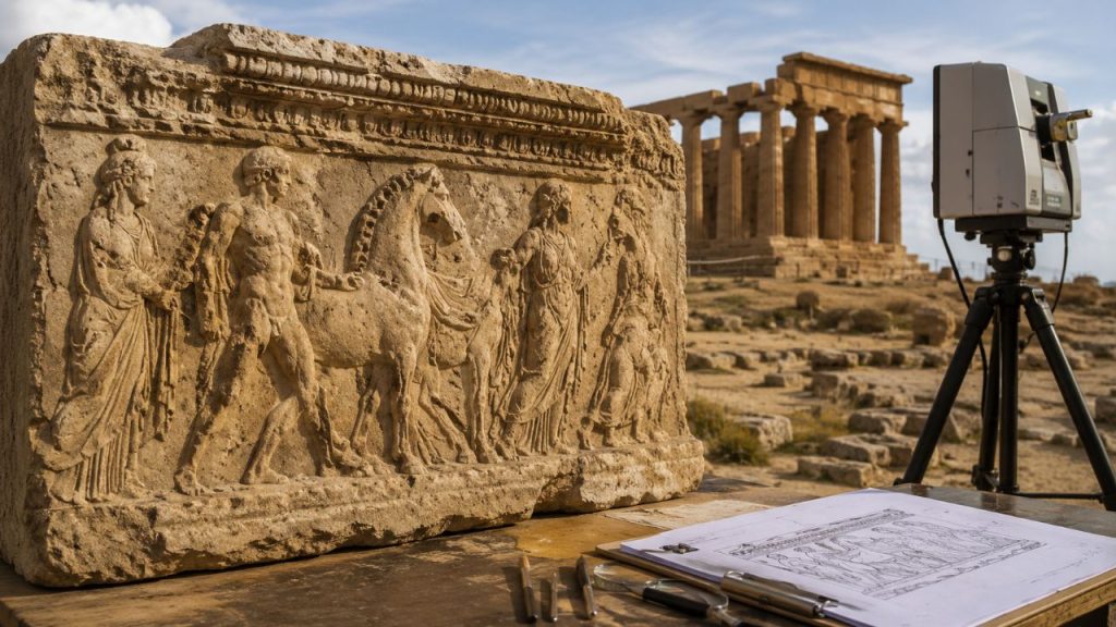 Mergulhadores fizeram uma descoberta impressionante no fundo do mar da Sicília: um cavalo de mármore que pode ter 2.500 anos de história