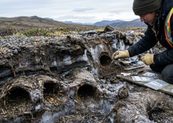 Tocas de esquilos preservadas por 700 mil anos revelam DNA de mamutes e segredos perdidos da Era do Gelo