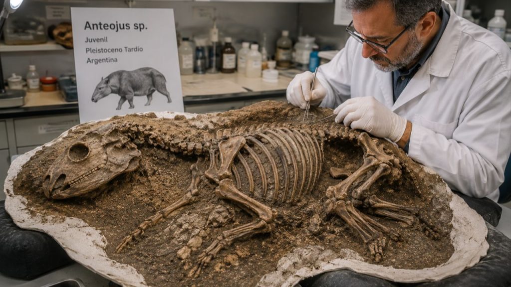Esqueleto de filhote de anta com 4 milhões de anos é o mais completo já encontrado na Europa e revela um mundo perdido.