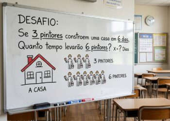 Desafio de matemática: Se 3 pintores pintam uma casa em 6 dias, quantos dias levam 6 pintores?