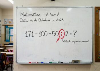 Enigma matemático: Só um profissional consegue calcular corretamente a conta: 171 - 100 - 50 : 2