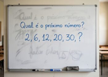 Desafio de matemática: Qual o próximo número da sequência 2, 6, 12, 20, 30…?
