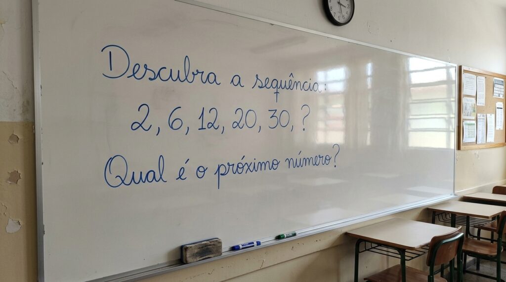 Desafio de matemática: Qual o próximo número da sequência 2, 6, 12, 20, 30…?