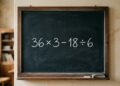 O enigma 36 × 3 − 18 ÷ 6 virou um teste inesperado de inteligência