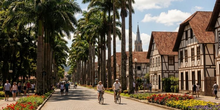 Fundada por imigrantes alemães em 1851, a maior cidade catarinense reúne qualidade de vida expecional e o maior PIB do estado: a Manchester Catarinense fica a 180 km de Florianópolis