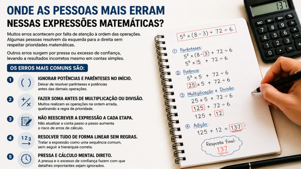expressões matemáticas