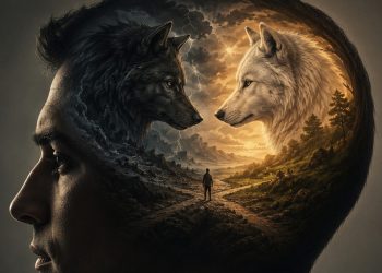 Victor Küppers, o renomado especialista em psicologia positiva, destaca a importância de cultivar pensamentos construtivos: "Dentro de nossas cabeças, há sempre uma luta entre dois lobos, e aquele que você escolhe alimentar vence"