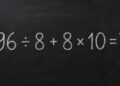 A expressão matemática 96 ÷ 8 + 8 × 10 parece simples, mas está fazendo muita gente quebrar a cabeça tentando