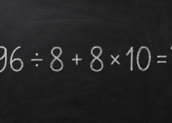 A expressão matemática 96 ÷ 8 + 8 × 10 parece simples, mas está fazendo muita gente quebrar a cabeça tentando