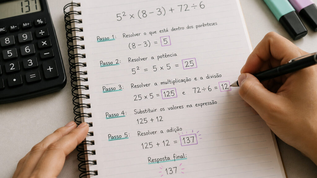 expressões matemáticas