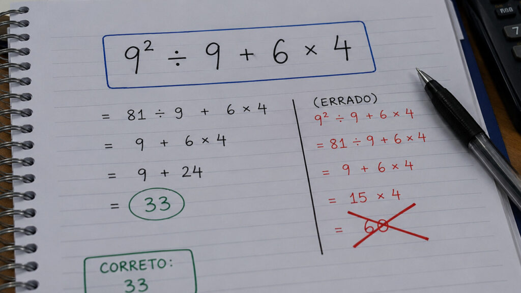 conta matemática