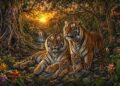 Você consegue encontrar todos os tigres ocultos nesta imagem em menos de 20 segundos?