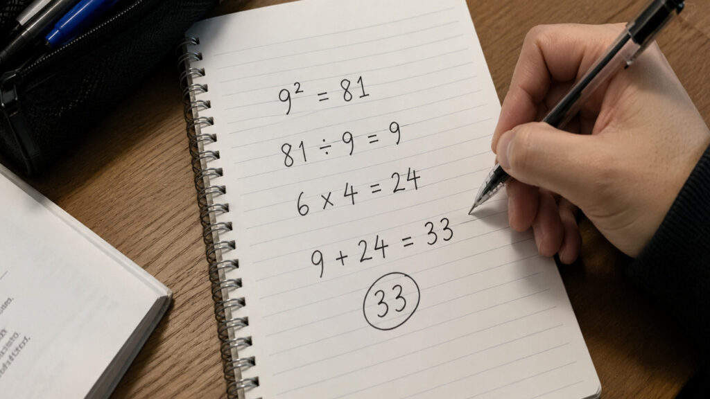 conta matemática