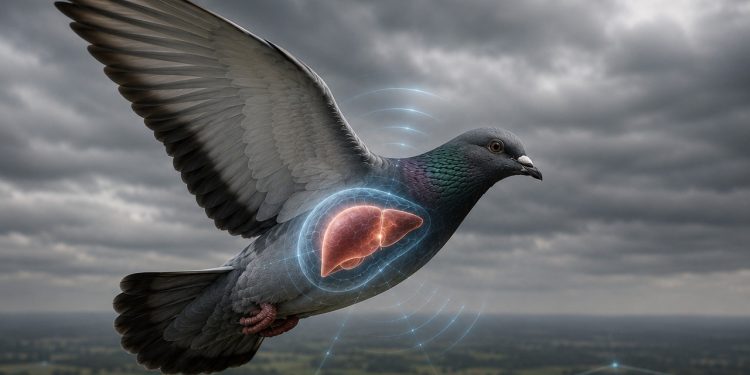 Cientistas descobrem que os pombos podem usar o fígado como uma espécie de "GPS natural"
