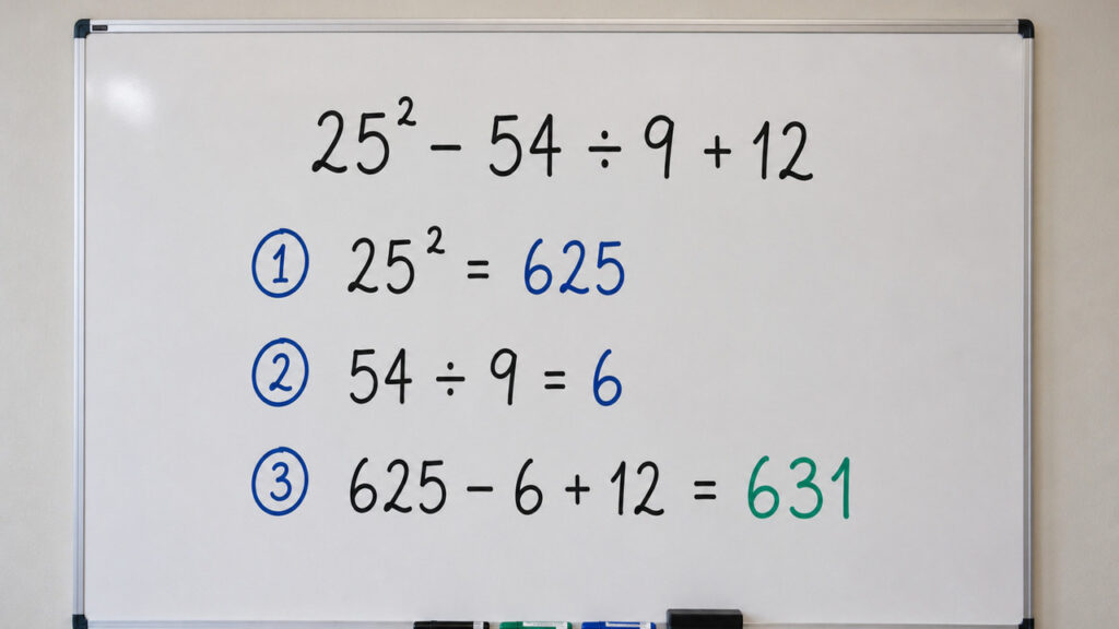 operações matemáticas