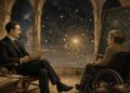 Stephen Hawking, ao comentar ideias de Albert Einstein, disse polemicamente: ele estava completamente errado quando disse que Deus não joga dados com o universo