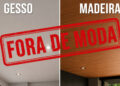 Nem gesso tradicional nem madeira: a alternativa moderna que está conquistando projetos de interiores e deixando tetos cada vez mais bonitos