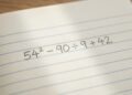 Você acerta ou cai na armadilha? Resolva este cálculo 54² − 90 ÷ 9 + 42 sem usar calculadora