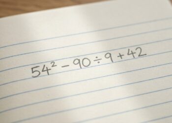 Você acerta ou cai na armadilha? Resolva este cálculo 54² − 90 ÷ 9 + 42 sem usar calculadora