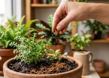 O truque que está viralizando entre jardineiros promete plantas mais protegidas, vasos mais saudáveis e menos problemas com fungos