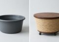 Ninguém acredita que essa mesa elegante nasceu de uma simples bacia de plástico depois de ver o acabamento final