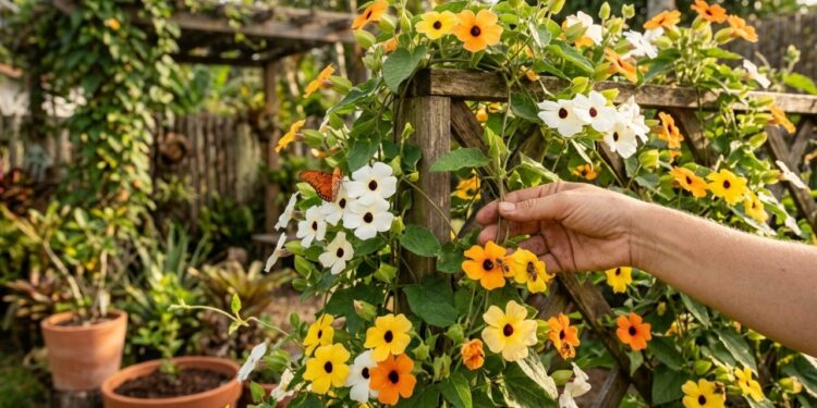 Conheça a trepadeira que explode em flores, cresce até 3 metros e transforma qualquer varanda em um jardim encantado