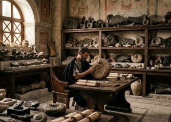 Muito antes dos museus, os romanos já colecionavam fósseis que acreditavam pertencer a monstros marinhos