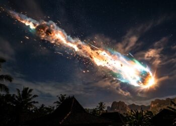 O estrondo vindo do céu que assustou duas cidades: pesquisadores explicam o meteoro que atravessou Java