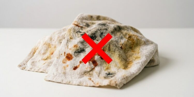 Solução de molho térmico que desprende manchas de gordura sem demandar esfregação mecânica.