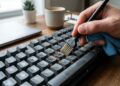 Como limpar o teclado do computador sem quebrar as teclas: especialistas revelam o método mais seguro