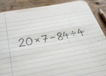 Este cálculo simples virou um teste de inteligência: você resolve 20 × 7 − 84 ÷ 4 sem errar?
