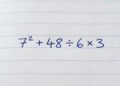 Você consegue resolver 19² + 42 ÷ 7 × 3 sem usar calculadora? A maioria tropeça na primeira tentativa