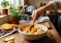 O truque com cascas de laranja e sal grosso que elimina maus odores sem usar aromatizantes químicos e deixa a cozinha cheirosa por horas