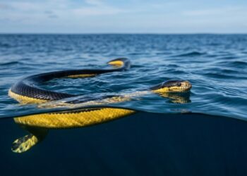Esta cobra passa a vida inteira no oceano sem nunca tocar em terra e a ciência explica como