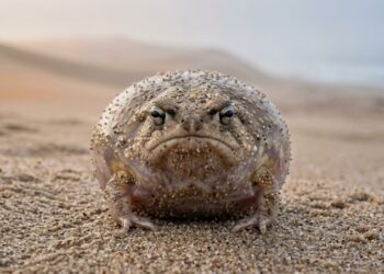 Conhecido como o "Garfield dos anfíbios", o sapo-do-deserto vive em um dos habitats mais frágeis do planeta