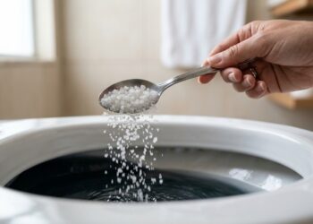 Coloque uma colher desse ingrediente no vaso sanitário antes de dormir e veja mágica acontecer na manhã seguinte