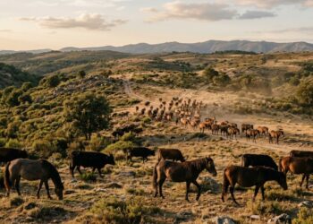 O projeto de rewilding em Portugal mostra como cavalos e bovinos ajudam a prevenir grandes incêndios de forma natural