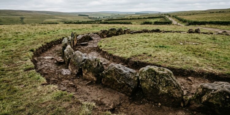 Arqueólogos encontram um misterioso círculo de pedras de 4.000 anos escondido sob um campo em Belfast