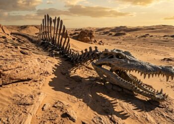 O Saara guardava um segredo de milhões de anos: o dinossauro que dominava rios antigos foi revelado
