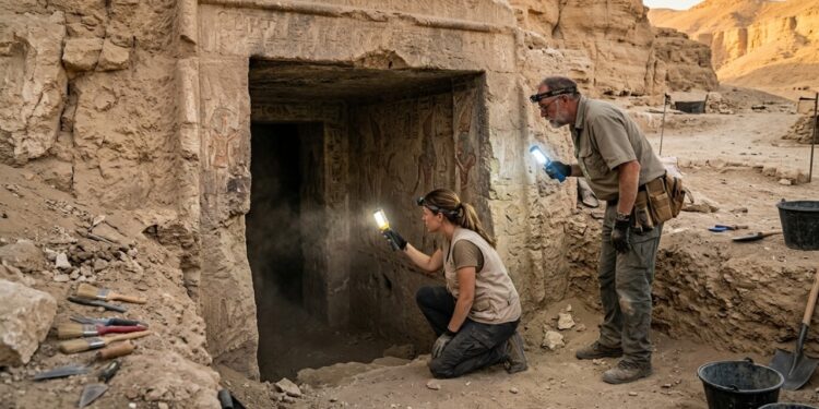 Arqueólogos descobrem uma tumba perdida de 3.000 anos no Egito com cenas religiosas e pistas sobre uma família da elite egípcia