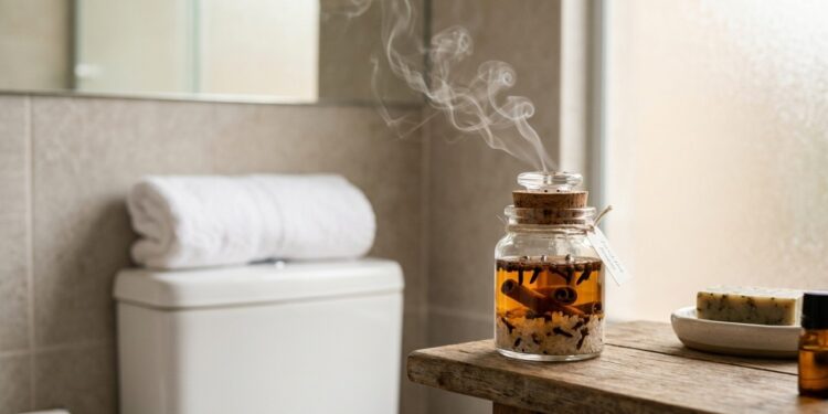 Misture estes 5 ingredientes e transforme seu banheiro em um ambiente com cheiro de hotel com esse aromatizante caseiro