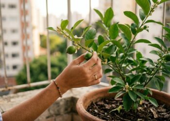 Um pomar escondido na varanda: estas plantas raras transformam vasos comuns em árvores cheias de frutos